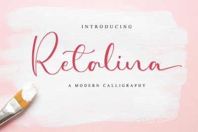 Retalina - Wedding Font