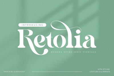 Retolia Retro Serif Font Free Download