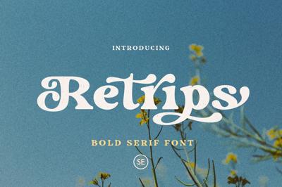 Retrips - Bold Serif Font Free Download