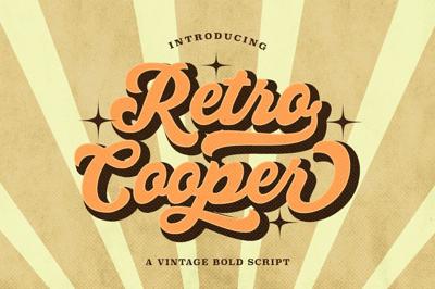 Retro Cooper - Vintage Bold Script Free Download