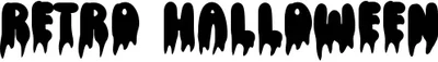 Retro Halloween Font