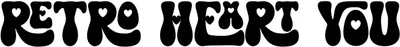 Retro Heart You Font