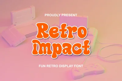 Retro Impact - Fun Retro Font