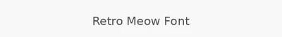 Retro Meow Font