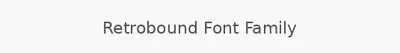 Retrobound Font Family