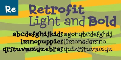 Retrofit Font