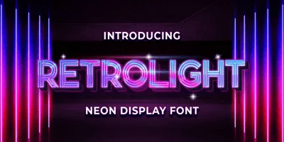 Retrolight Font