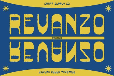 Revanzo Rough Font