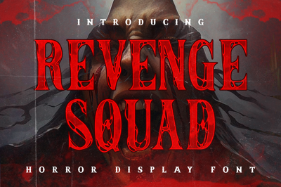 Revenge Squad Metal Horror Font Free Download