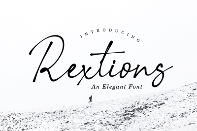 Rextions / an elegant font Free Download