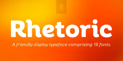 Rhetoric Font