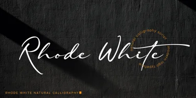 Rhode White Font