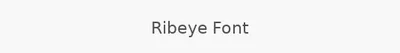 Ribeye Font