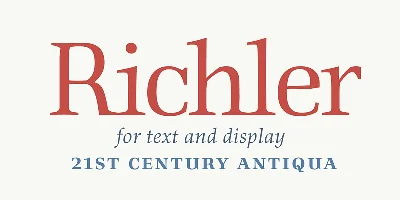 Richler Pro PE Font