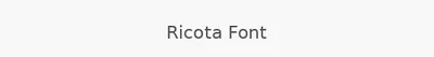 Ricota Font