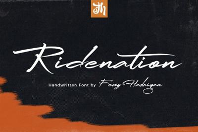 Ridenation - Handwritten Font Free Download