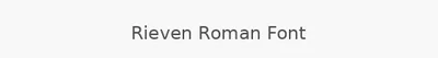Rieven Roman Font