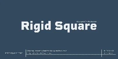 Rigid Square Font