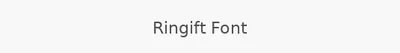 Ringift Font