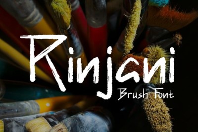 Rinjani Brush Font