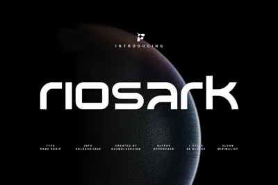 Riosark | Sans Serif Typeface Free Download