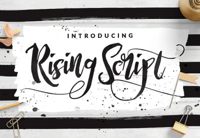 Rising Brush Script Font