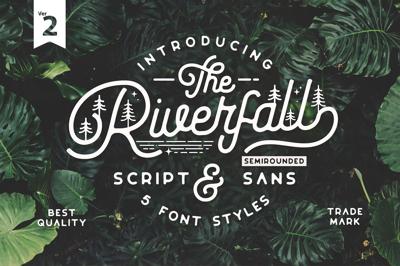 Riverfall SemiRounded Typeface Ver.2 Free Download