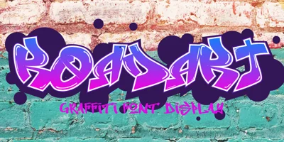 Roadart Grafiti Font