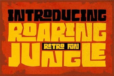 Roaring Jungle //RETRO FONT//
