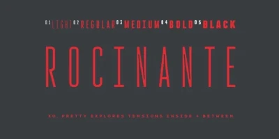 Rocinante Titling Font