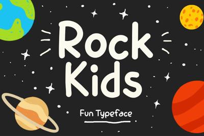 Rock Kids Fun Typeface Free Download