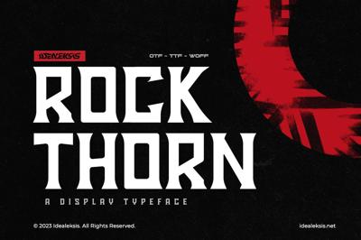 Rock Thorn Typeface Free Download