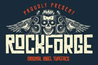 Rockforge Label Font