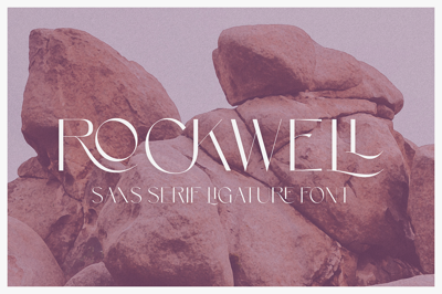 Rockwell - Sans Serif Ligature Font Free Download