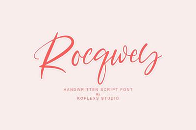 Rocqwey - Handwritten Sript Font Free Download