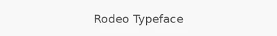 Rodeo Typeface