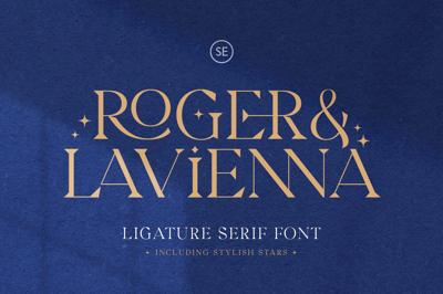 Roger & Lavienna - Ligature Serif Free Download