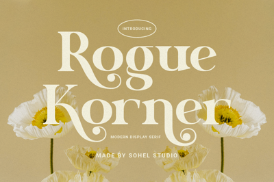 Rogue Korner - Strong Headline Font Free Download