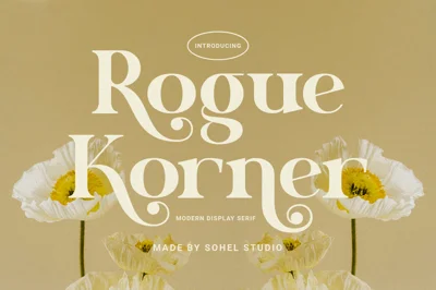 Rogue Korner - Strong Headline Font