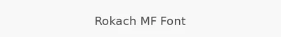 Rokach MF Font