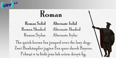 Roman Shaded Free Download