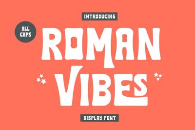 ROMAN VIBES - RETRO DISPLAY FONT Free Download