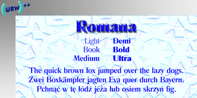 Romana Font Free Download