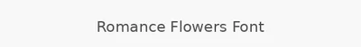 Romance Flowers Font