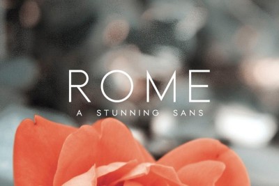 Rome | A Stunning Sans Serif Font