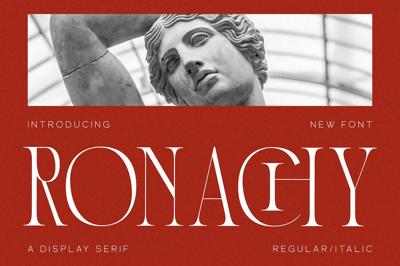 Ronachy A Display Serif Font Free Download