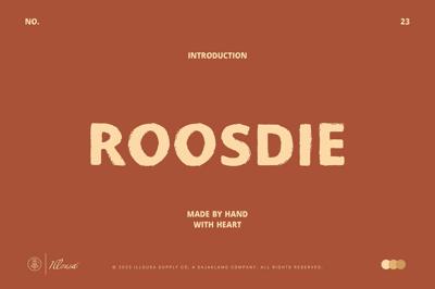 Roosdie Typeface | Vintage Font Free Download