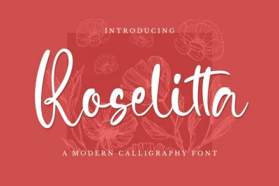 Roselitta - Wedding Font