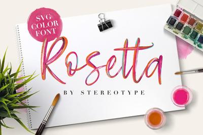 Rosetta SVG Color Font Free Download