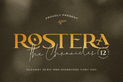 Rostera the Chronicles font duo Free Download